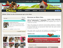 Tablet Screenshot of mister-chien.com